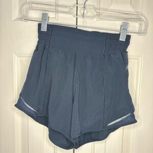 Lululemon Athletica Dark Blue Athletic Shorts